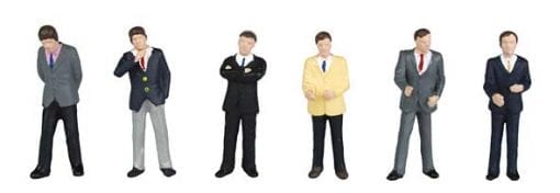 Bachmann Branchline 36-040 Businessmen Figures x 6