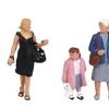Bachmann Branchline 36-046 Shopping figures x 6