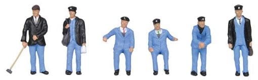 Bachmann Branchline 36-407 1950s Train Crew figures x 6