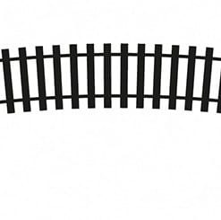 Hornby R607 Double Curve 2nd Radius Track (OO Gauge)