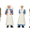 Bachmann Branchline 36-409 World War 1 medical staff and soldiers figures x 6