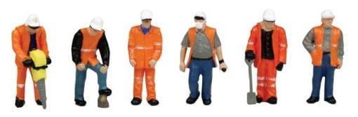 Bachmann Branchline 36-049 Trackside workers figures (x6)