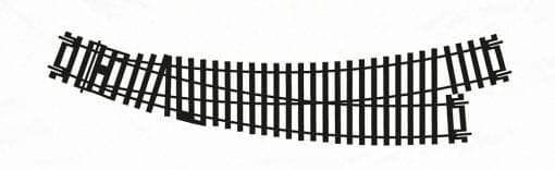 Hornby R8074 Left-Hand Curved Point (OO Gauge)