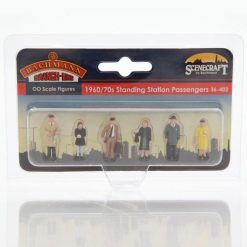 Alternative view of Bachmann Branchline 36-402 1960/70s Standing Station Passengers (OO Gauge)