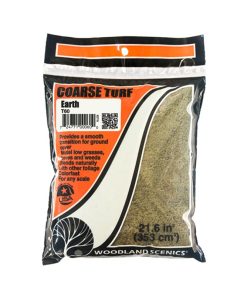 Woodland Scenics WT60 Bag Of Coarse Turf Earth (Multiple Scales)