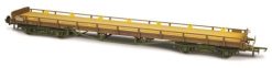 Oxford Rail OR76CAR002B 60ft Carflat car carrier B745893 in BR bauxite - weathered (OO Gauge)