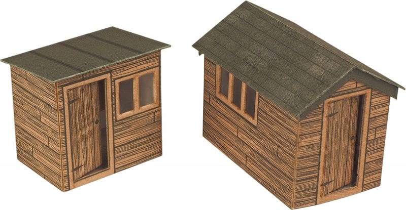 Metcalfe PO512 Mini Kit 00//H0 Garden Sheds x 2 Card Kit - New.