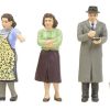 Bachmann Branchline 36-406 Suburban Street Scene Figures x 6 (OO Gauge)