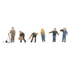 Bachmann Branchline 36-412 Modern Farming Figures x 6 (OO Gauge)