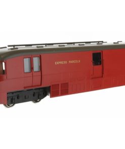 Dapol 4D-011-101 Streamlined Parcels Railcar W17W in BR crimson with Express Parcels branding (Dcc Ready) OO Gauge