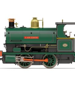 Hornby R3761 PO, Earl of Dudley's Round Oak Works, Peckett W4 Class (Open Back Cab), 0-4-0ST, 'Lady Edith' - Era 2 (OO Gauge)