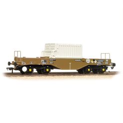 Bachmann Branchline 38-347B BR FNA Nuclear Flask Wagon Sloping Floor With Flask (OO Gauge)