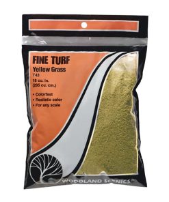 Woodland Scenics WT43 Bag Of Fine Turf - Yellow (Multiple Scales)
