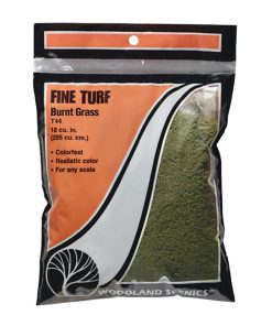 Woodland Scenics WT44 Bag Of Fine Turf - Burnt Grass (Multiple Scales)