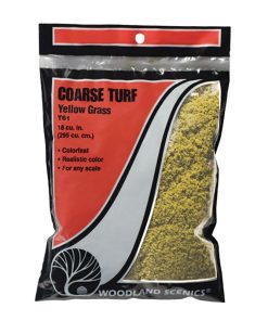 Woodland Scenics WT61 Bag Of Coarse Turf - Yellow Grass (Multiple Scales)