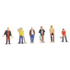 Bachmann Branchline 36-042 Construction Workers x 6 (OO Gauge)