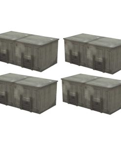 Bachmann Branchline 44-538 Domestic Coal Bunkers Pack of 4 (OO Gauge)