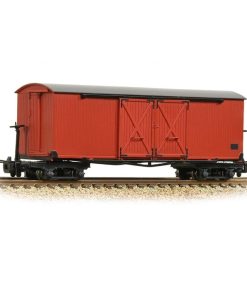 Bachmann Narrow Gauge 393-027 Bogie covered goods wagon in Lincolnshire Coast Light Railway crimson (OO9 Gauge)