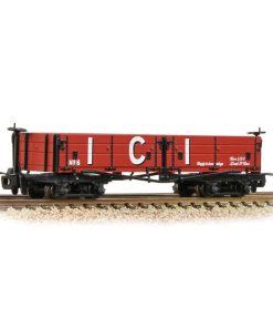 Bachmann Narrow Gauge 393-056 Bogie open wagon in ICI red (OO9 Gauge)