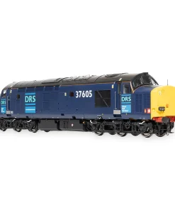 Accurascale Class 37605 Direct Rail Services blue with original logos Dcc Ready (OO Gauge)