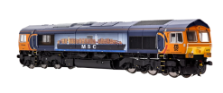 Dapol 7D-066-003S Class 66 66709 GBRF Sorrento MSC Livery Dcc Sound (O Gauge) Free Postage