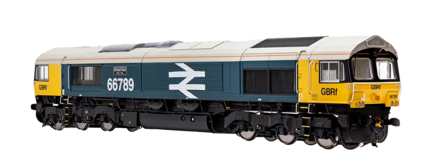 Dapol 7D-066-005S Class 66 66789 GBRF 'British Rail 1948-1997' BR Blue Large Logo Dcc Sound (O Gauge) Free Postage