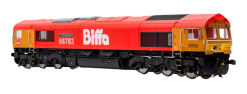Dapol 7D-066-006S Class 66 66783 GBRF Biffa 'The Flying Dustman' Dcc Sound (O Gauge) Free Postage