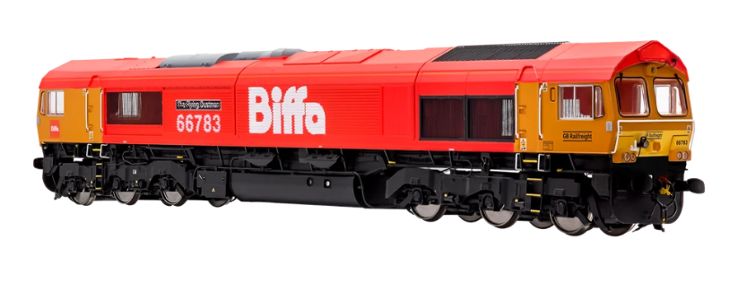 Dapol 7D-066-006S Class 66 66783 GBRF Biffa 'The Flying Dustman' Dcc Sound (O Gauge) Free Postage