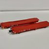 Revolution Trains OO-IPA-111A IPA Car Carrier Twin Set STVA Red (OO Gauge)