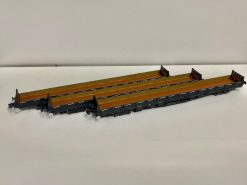 Revolution Trains N-Sturgeon-351 Triple Pack of YBA Tench Departmental Wagon With Dropside Doors In BR Black Livery (N Gauge)