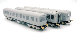 Heljan 1457 Class 104 3-car DMU set ‘BX487’ in BR Blue/Grey - M53424 - M59207 - M53434 Dcc Ready 21 Pin (OO Gauge) Free Postage