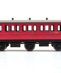 Hornby R40078A 6 wheel 3rd E31085E in BR crimson new tooling (OO Gauge)