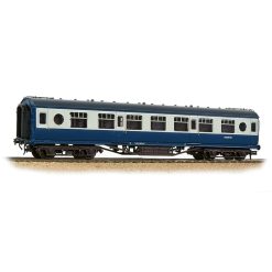 Bachmann Branchline 39-452A LMS 57ft 'Porthole' Second Corridor BR Blue & Grey (OO Gauge)