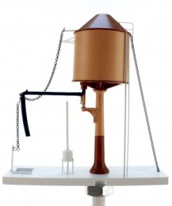 Dapol 4A-002-004 GWR water tower with conical top in GWR light and dark stone - motorised (OO Gauge)