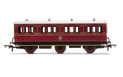 Hornby R40089 NBR, 6 Wheel Coach, 1st Class, 414 (OO Gauge)