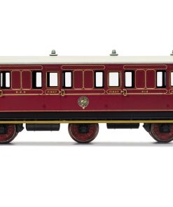Hornby R40089 NBR, 6 Wheel Coach, 1st Class, 414 (OO Gauge)