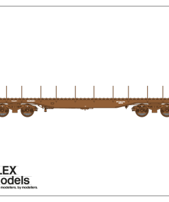 Cavalex Models Plain Brown BBA Bogie Steel Wagon 910231 (OO Gauge)