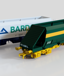 Cavalex Models Bardon Aggregates White & Blue Livery PHA/JGA Hopper Wagon Single (OO Gauge)