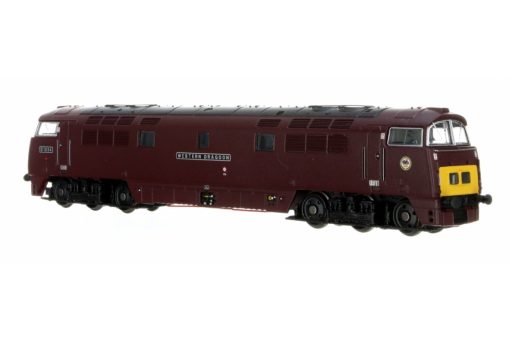 Dapol 2D-003-014 Class 52 'Western' D1034 "Western Dragoon" in BR maroon with small yellow panels (N Gauge)