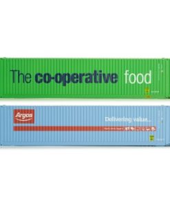 Dapol 4F-028-001 45FT High Cube Containers Argos & Co-op (OO Gauge)