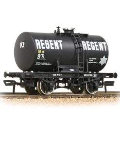 Bachmann Branchline 38-780 14T Class B Anchor-Mounted Tank Wagon 'Regent Oil' Black (OO Gauge)