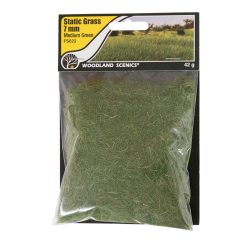 Woodland Scenics WFS622 7mm Static Grass Medium Green (Multiple Scales)