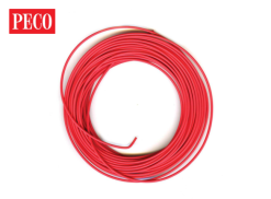 Peco PL-38R Red Connecting Wire (Multiple Gauges)