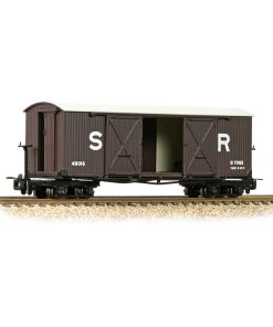 Bachmann Narrow Gauge 393-028 Bogie Covered Goods Wagon SR Brown (OO9 Gauge)
