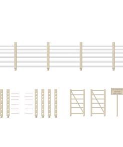 Ratio 419 Concrete Fencing Posts, Gates, Signs etc. (OO Gauge)
