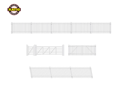 Ratio 420 GWR Station Fencing, White (OO Gauge)