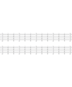 Ratio 424 Lineside Fencing, White (OO Gauge)
