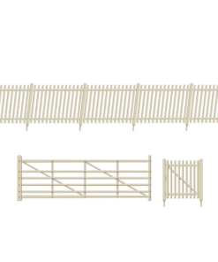 Ratio 432A SR Concrete Pale Fencing ramps and gates (OO Gauge)