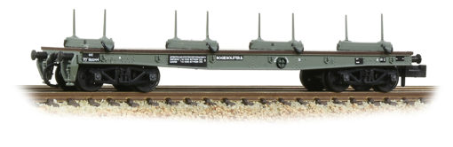 Graham Farish 373-352 WD 50T 'Parrot' Bogie Bolster B BR Grey Early (N Gauge)