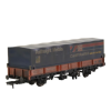 EFE Rail E87044 EFE Rail OO Gauge BR SEA Wagon BR Railfreight Red with Hood (Revised) Weathered (OO Gauge)